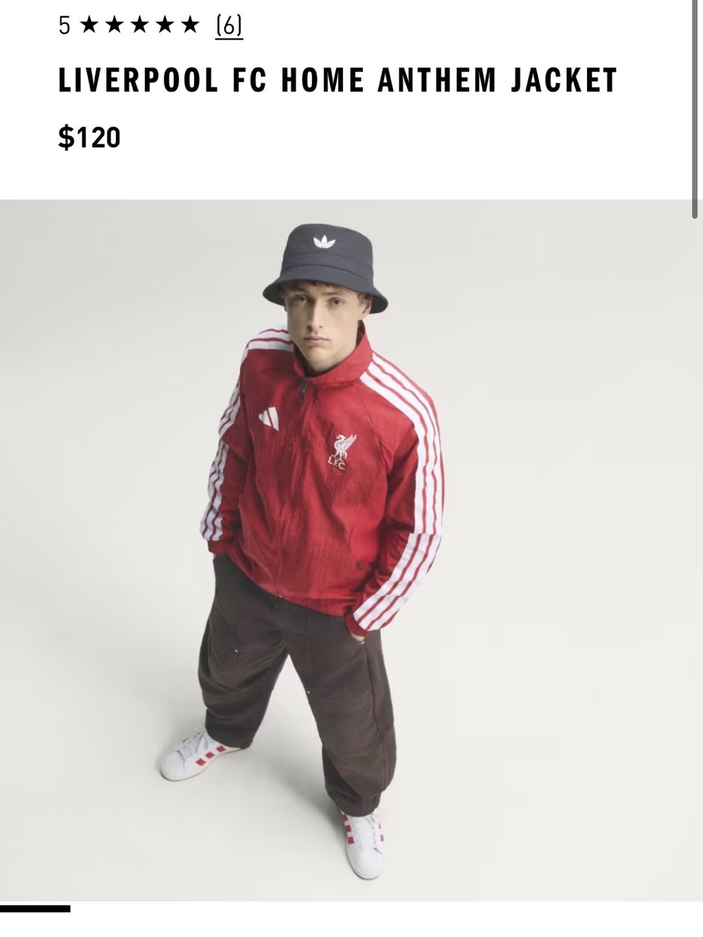 LFC adidas Mens 26/27 DNA Track Top - Picture 3 of 6